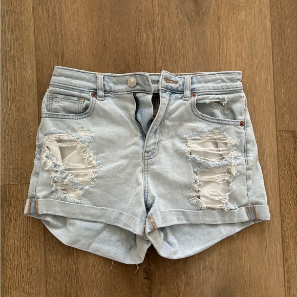 American Eagle Jean High-Rise Shorts 4 - Picture 1 of 2